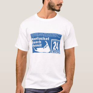 Nantucket Beach Permit 2024 T-Shirt