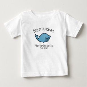 Nantucket Blue Whale Baby T-Shirt