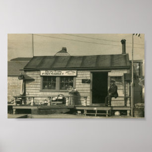 Nantucket Bon-Tonne Fish Market Poster