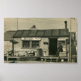 Nantucket Bon-Tonne Fish Market Poster