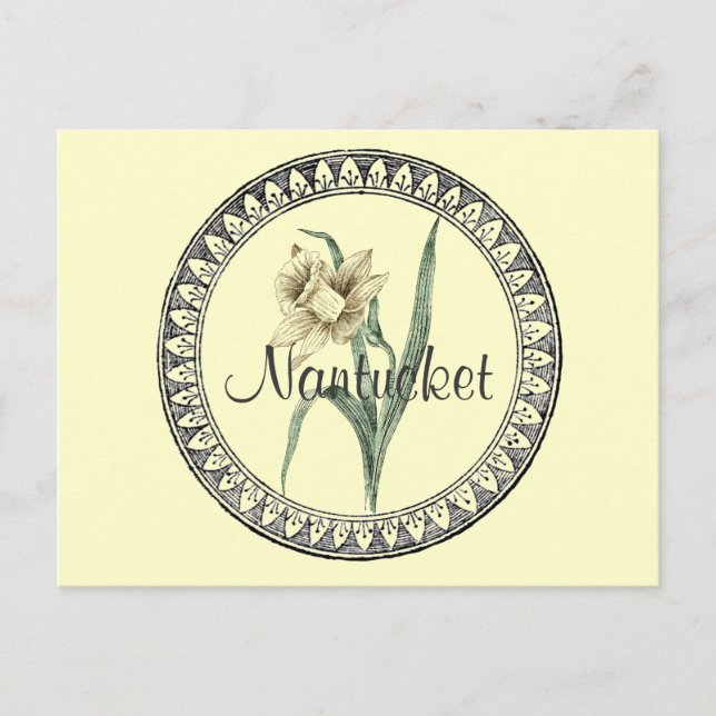 Nantucket Daffodil Parade Postcard (Front)