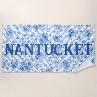 Nantucket Floral Beach Towel 