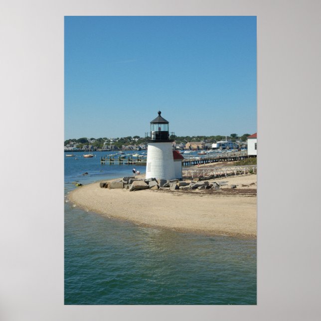 Nantucket Harbor Lighthouse Poster (Front)