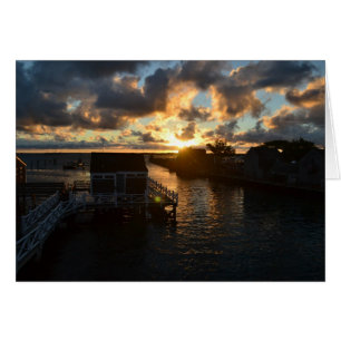 Nantucket Harbour Card