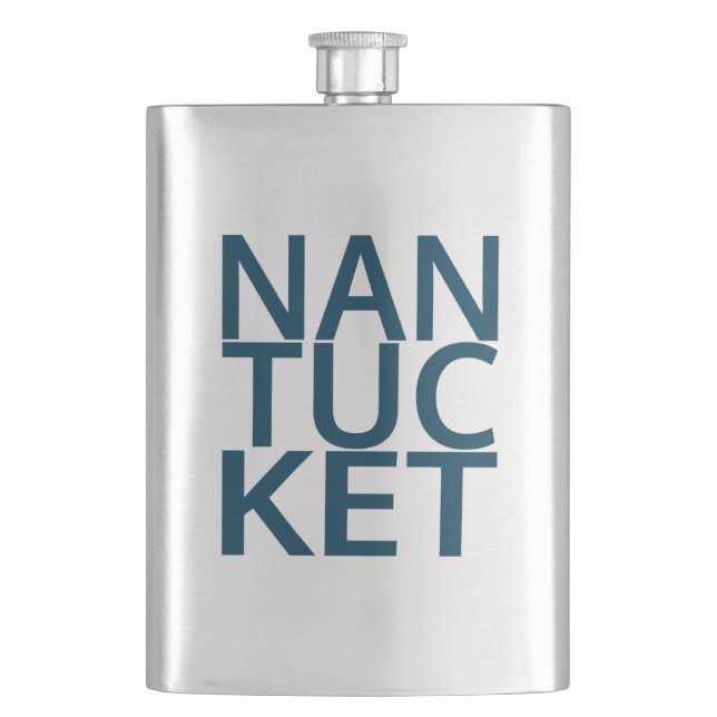 Nantucket Hip Flask (Front)