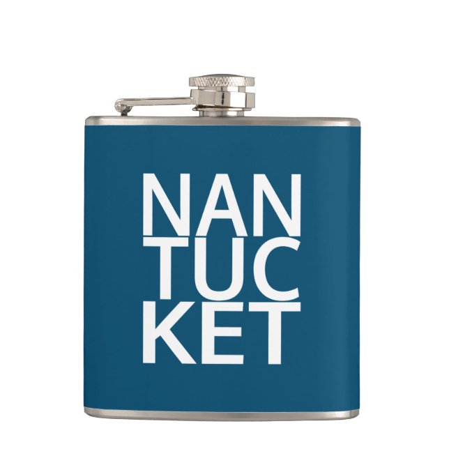 Nantucket Hip Flask (Front)