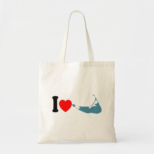 Nantucket Island. Tote Bag (Front)