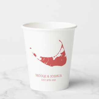 Nantucket Island Wedding Nantucket Red Paper Cups
