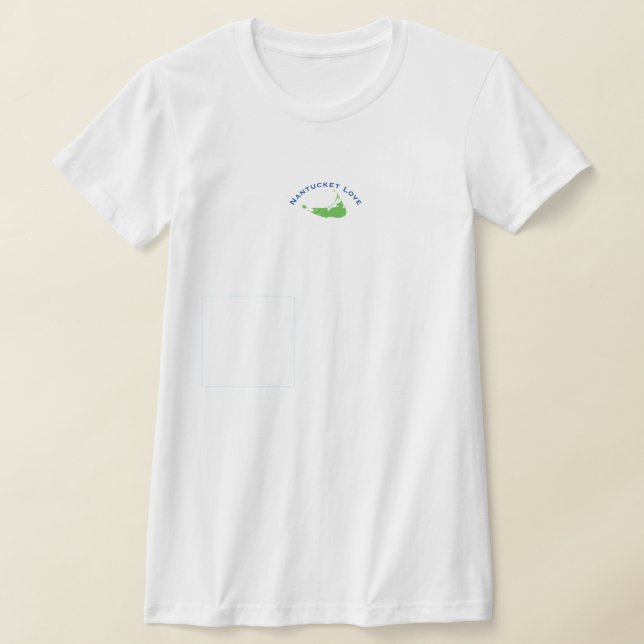 Nantucket Love Simple Tshirt (Laydown)