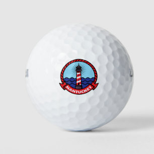 Nantucket Maine Lighthouse Golf Balls