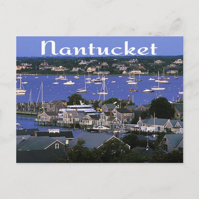 Nantucket Massachusetts Cape Cod Postcard (Front)