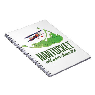 Nantucket Massachusetts Map Notebook