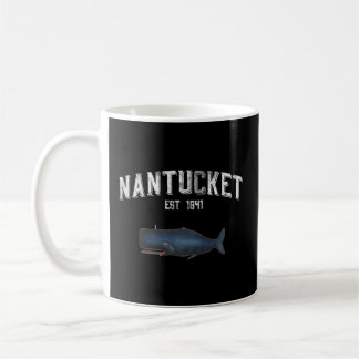 Nantucket Massachusetts Style Whale Coffee Mug