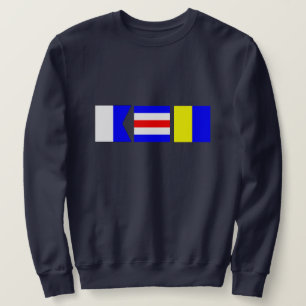 Nantucket Nautical Flag Sweatshirt