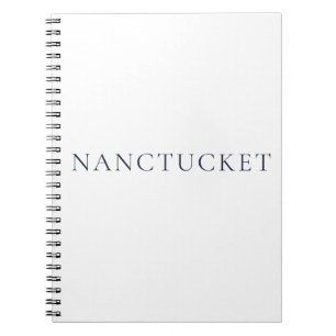 Nantucket Notebook   Preppy Coastal Journal