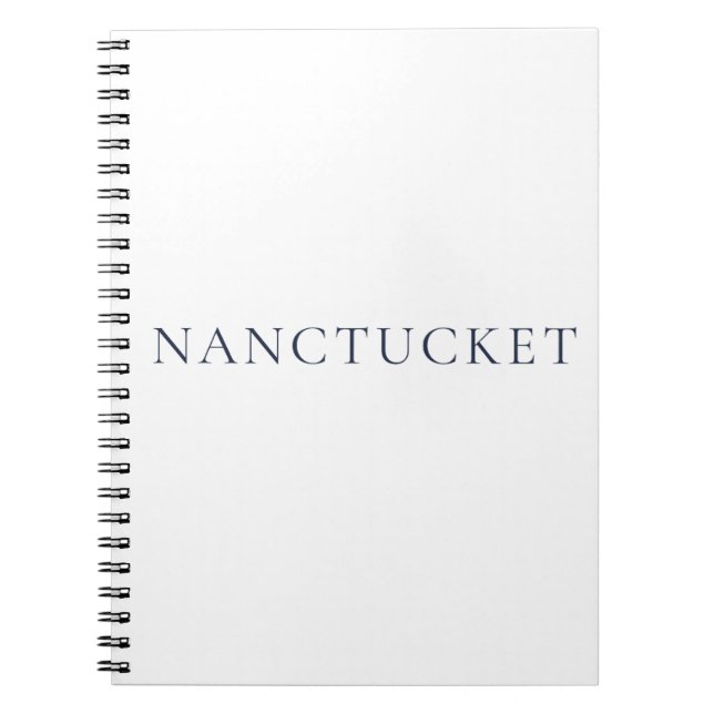 Nantucket Notebook | Preppy Coastal Journal (Front)