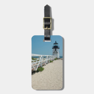 Nantucket. Old Wooden Lighthouse Luggage Tag