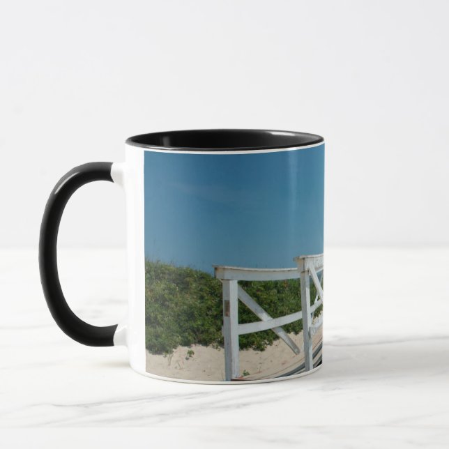 Nantucket. Old Wooden Lighthouse Mug (Left)
