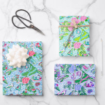 Nantucket Preppy Palm Beach Pattern Print