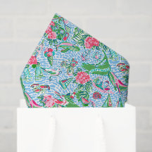 Nantucket Preppy Palm Beach Print