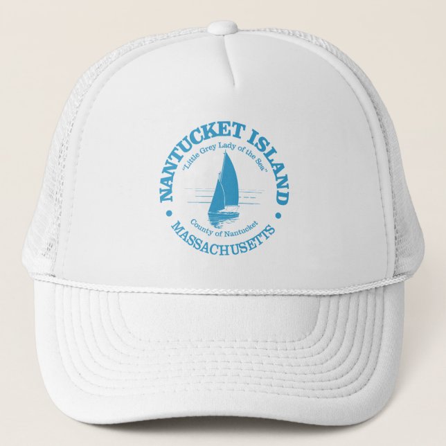 Nantucket (sailboat) trucker hat (Front)