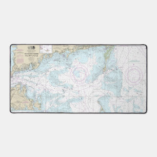 Nantucket Sound and Approaches Nautical Chart 1323 Desk Mat
