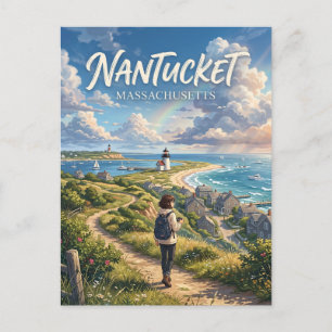 Nantucket USA Postcard