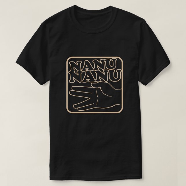 Nanu Nanu 70s Retro Pop Culture Graphic T-Shirt (Design Front)