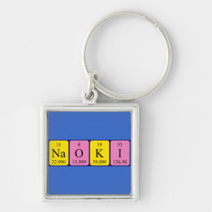 Naoki periodic table name keyring