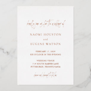 Naomi Typography Modern Wedding