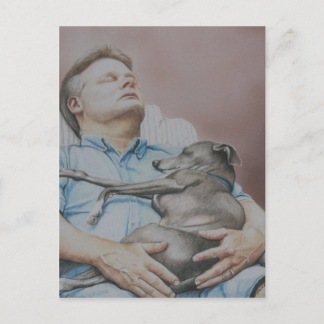 "Nap Buddies" Italian Greyhound Postcard (Front)