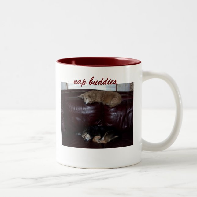 nap buddies Two-Tone coffee mug (Right)