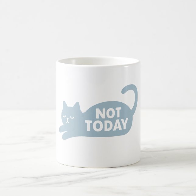 Nap Cat Mug – Not Today Glow (Center)