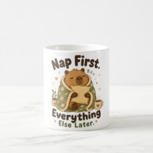 Nap First Cosy Capybara Kawaii