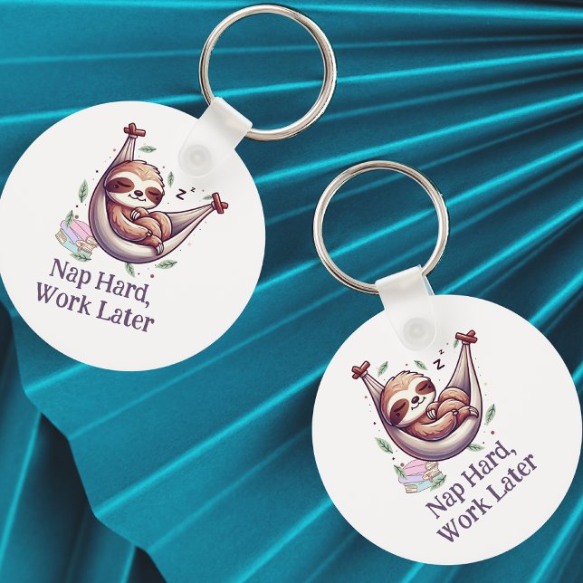 Nap Hard Sloth Key Ring (Creator Uploaded)