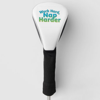 Nap Harder Golf Head Cover