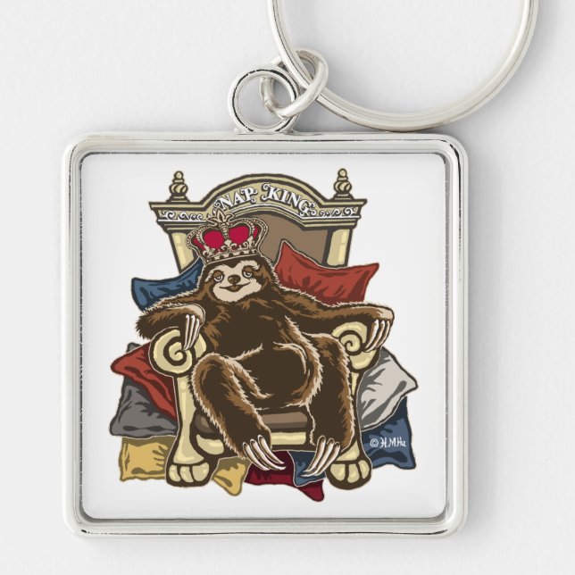 Nap King Key Ring (Front)