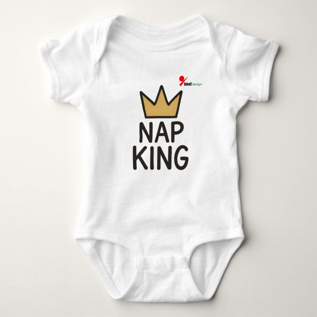 Nap King / Nap Queen Baby Bodysuit (Front)