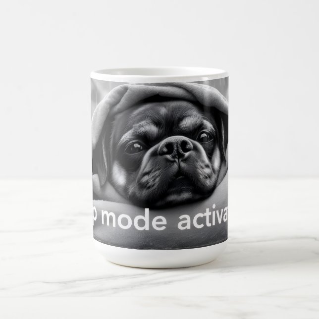 Nap mode activated dog coffee mug (Center)