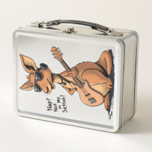 Nap Not in My Setlist Funny Rock Kangaroo Bass Gui Metal Lunch Box
