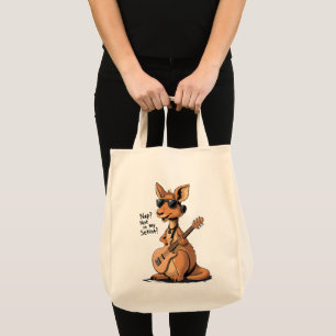 Nap Not in My Setlist Funny Rock Kangaroo Bass Gui Tote Bag