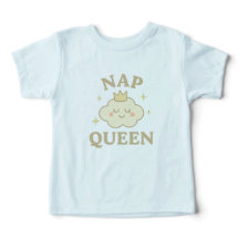 Nap Queen Baby Bodysuit – Cute Cloud & Crown Desig