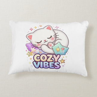 Nap Queen Cat Sticker | Cute Sleeping Cat Decorative Cushion