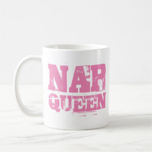 Nap Queen Mug   Funny & Humour Quote Slogan Mug