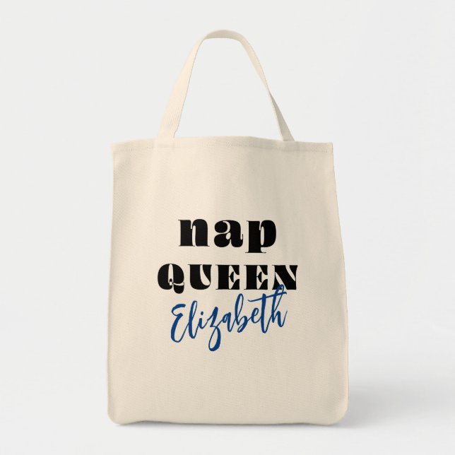 Nap Queen Personalize Tote Bag (Front)