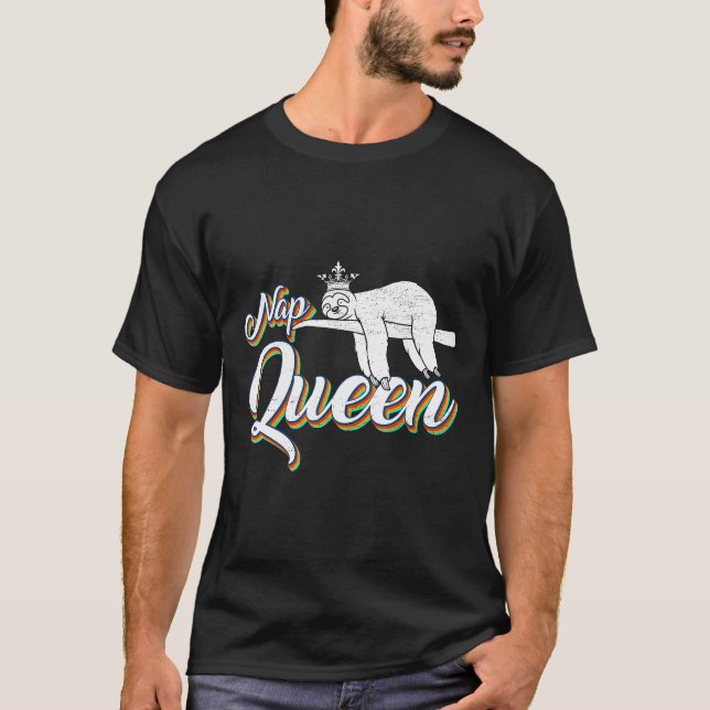 Nap Queen Sloth T-Shirt (Front)