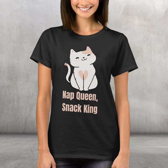 Nap Queen, Snack King T-Shirt (Creator Uploaded)