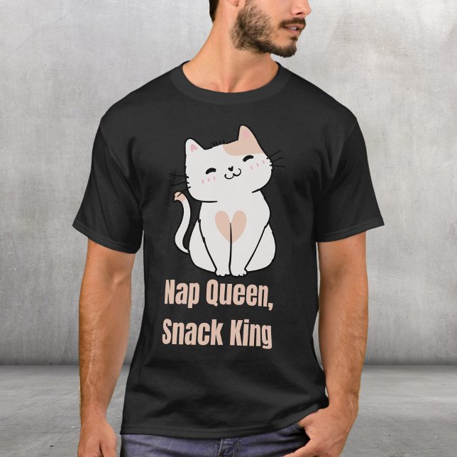 Nap Queen, Snack King T-Shirt (Creator Uploaded)