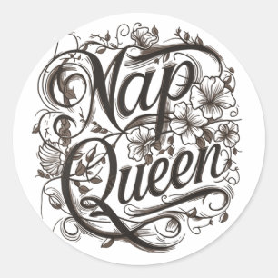Nap Queen - Sticker