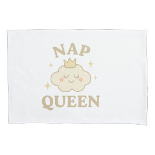 Nap Queen White Baby Pillow – Cloud Design Nursery Pillowcase